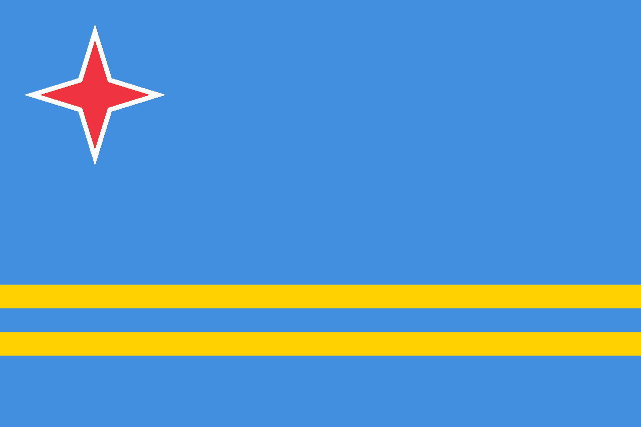Aruba flag}
